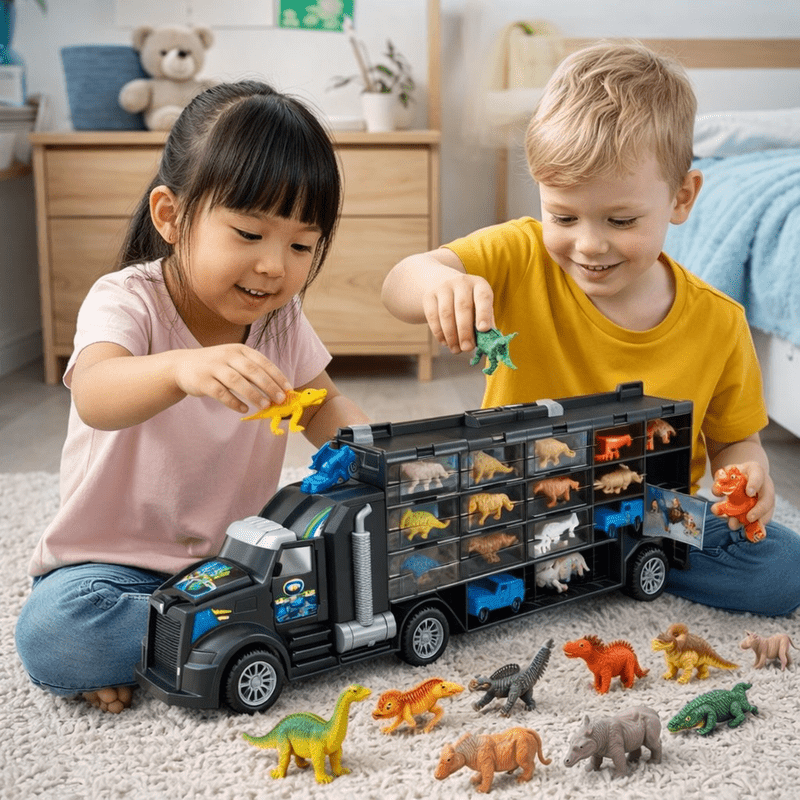 Camion Dinosaurios Y Animales Jurassic Park Juguete Niños - Lhua Store