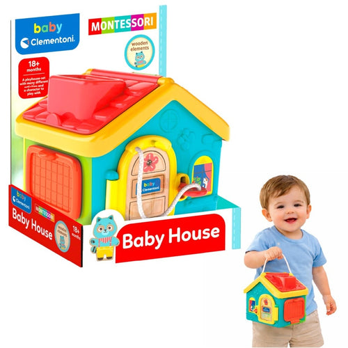 Casa Didáctica Montessori Bebe Interactivo Juguete Baby Clementori - Lhua Store