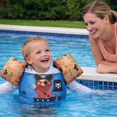 Chaleco Flotador Alitas Pirata 2 A 6 Años Infantil Piscina - Lhua Store