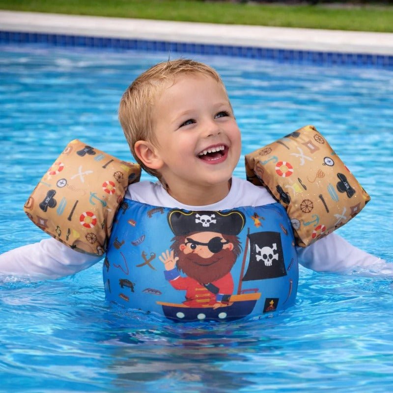 Chaleco Flotador Alitas Pirata 2 A 6 Años Infantil Piscina - Lhua Store