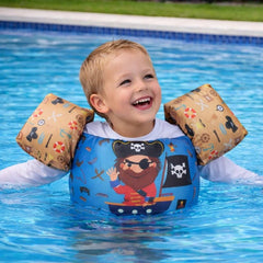 Chaleco Flotador Alitas Pirata 2 A 6 Años Infantil Piscina - Lhua Store