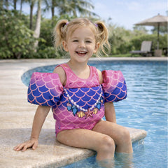 Chaleco Flotador Alitas Siren Pearls 2 A 6 Años Niñas - Lhua Store