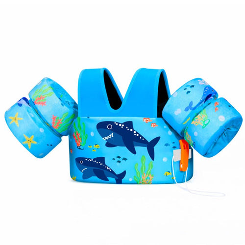 Chaleco Flotador Alitas Tiburon 2 A 6 Años Niños Piscina - Lhua Store
