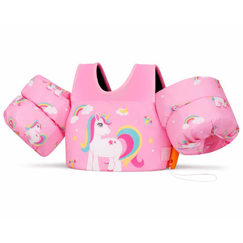 Chaleco Flotador Alitas Unicornio 2 A 6 Años Niñas Piscina - Lhua Store