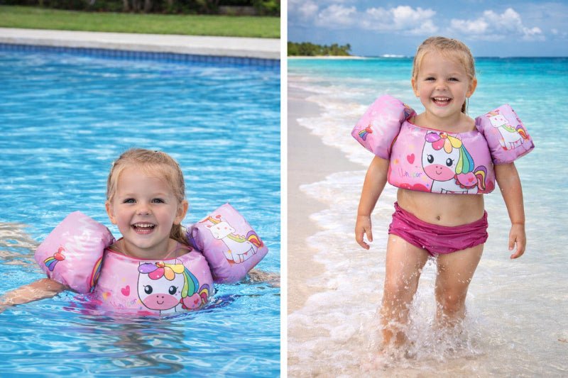 Chaleco Flotador Alitas Unicornio Infantil Niñas 2 A 6 Años - Lhua Store
