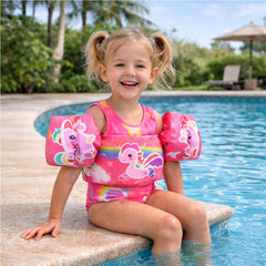 Chaleco Flotador Alitas Unicornio Pink 2 A 6 Años Niñas - Lhua Store