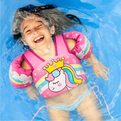 Chaleco Flotador Alitas Unicornio Queen 2 A 6 Años Niñas - Lhua Store