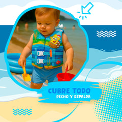 Chaleco Flotador Barco Estrella Niños De 6 A 10 Años - Lhua Store