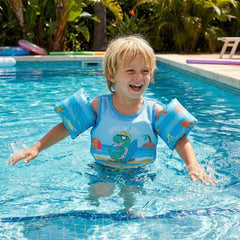 Chaleco Flotador Dinosaurio Niños 4 A 8 Años Piscina Verano - Lhua Store