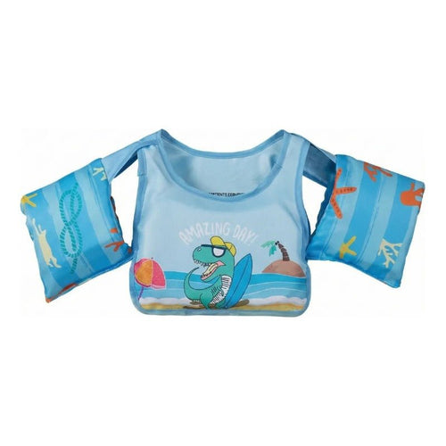 Chaleco Flotador Dinosaurio Niños 4 A 8 Años Piscina Verano