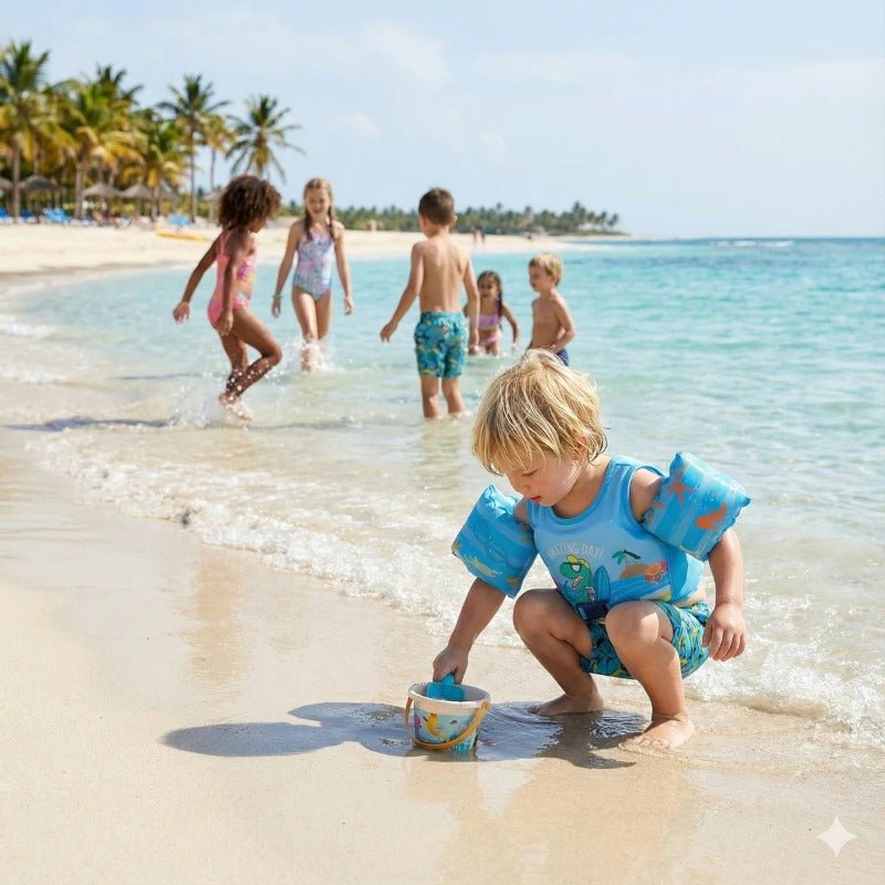 Chaleco Flotador Dinosaurio Niños 4 A 8 Años Piscina Verano - Lhua Store