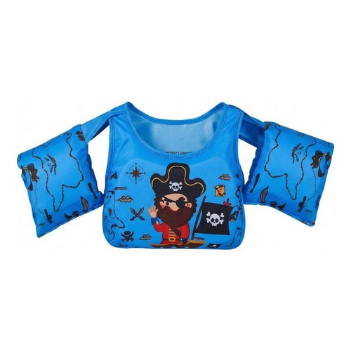 Chaleco Flotador Pirata Niños 4 A 8 Años Piscina Verano