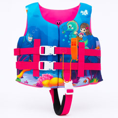 Chaleco Flotador Salvavidas Niñas Con Silbato Caballito De Mar Natación - Lhua Store