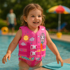 Chaleco Flotador Sirena Niñas Con Silbato De 6 A 10 Años - Lhua Store