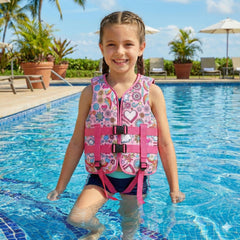 Chaleco Salvavidas Infantil Ajustable Love Pool24k Piscina - Lhua Store