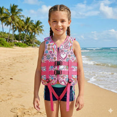 Chaleco Salvavidas Infantil Ajustable Love Pool24k Piscina - Lhua Store