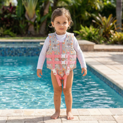 Chaleco Salvavidas Infantil Ajustable Rainbow Pool24k Piscina - Lhua Store