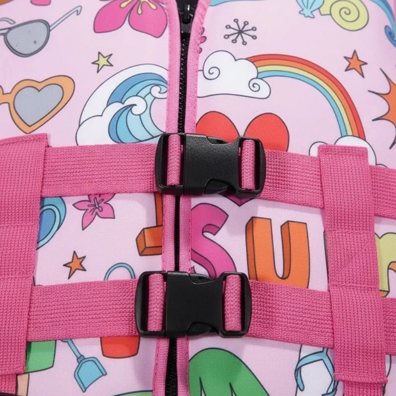 Chaleco Salvavidas Infantil Ajustable Summer Pool24k Piscina - Lhua Store