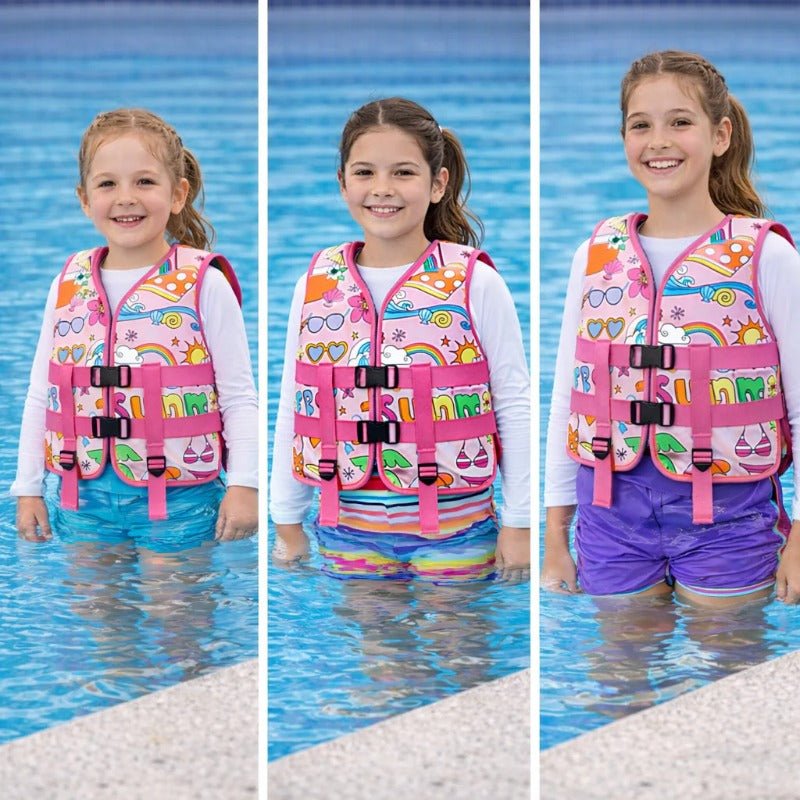 Chaleco Salvavidas Infantil Ajustable Summer Pool24k Piscina - Lhua Store