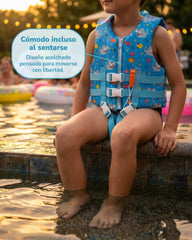 Chaleco Salvavidas Infantil Ajustable Tiburon Pool24k Piscina - Lhua Store