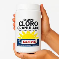 Cloro Granulado Piscina 1kg Elimina Bacterias Hongos - Lhua Store