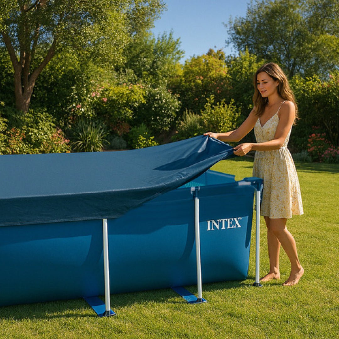 Cobertor de Piscina Rectangular 260x160cm Intex 28036 - Lhua Store