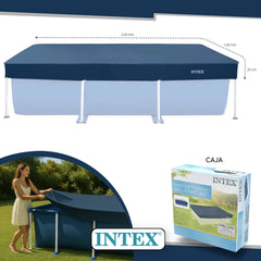 Cobertor de Piscina Rectangular 260x160cm Intex 28036 - Lhua Store