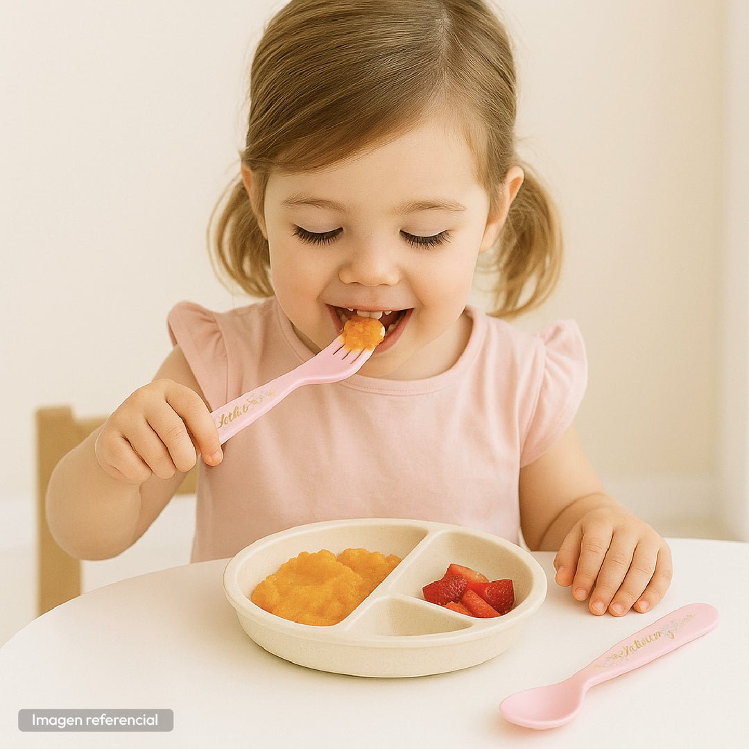 Cubiertos Hello Kitty Set x2 Original Reutilizables Niñas - Lhua Store