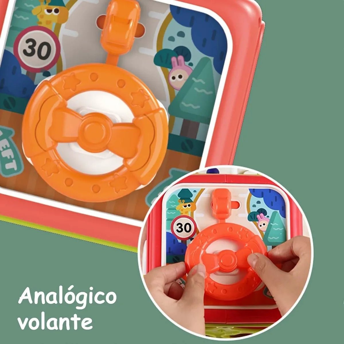 Cubo Didáctico 6 En 1 Juguete Montessori Educativo Bebe Rosado - Lhua Store