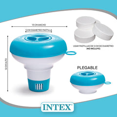 Dispensador Cloro Dosificador Flotante Piscina Intex 29040 - Lhua Store