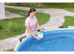 Dispensador de Cloro Flotante Piscina con Termómetro Bestway 58701 - Lhua Store