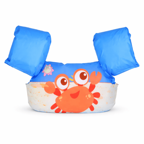 Flotador Con Alitas Cangrejo Chaleco 2 A 6 Años Infantil Niños