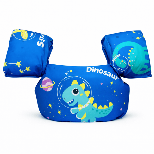 Flotador Con Alitas Niño Dinosaurio Astronauta Chaleco 2 A 6 Años