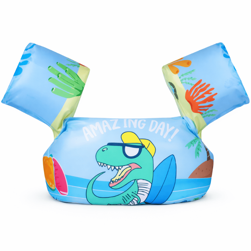 Flotador Con Alitas Niño Dinosaurio Chaleco 2 A 6 Años - Lhua Store