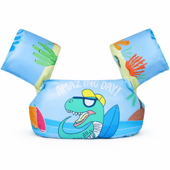 Flotador Con Alitas Niño Dinosaurio Chaleco 2 A 6 Años - Lhua Store