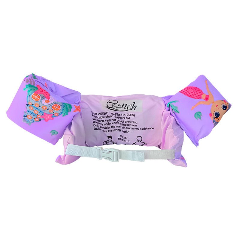 Flotador Con Alitas Sirena Bebe Rosado 2 A 6 Años - Lhua Store