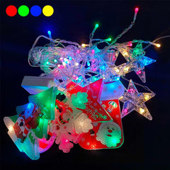 Guirnalda Cascada Multicolor 30 Led Decoración Navidad - Lhua Store