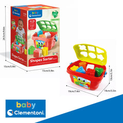 Juego Balde Bloques De Encaje Bebé Didáctico Baby Clementoni - Lhua Store