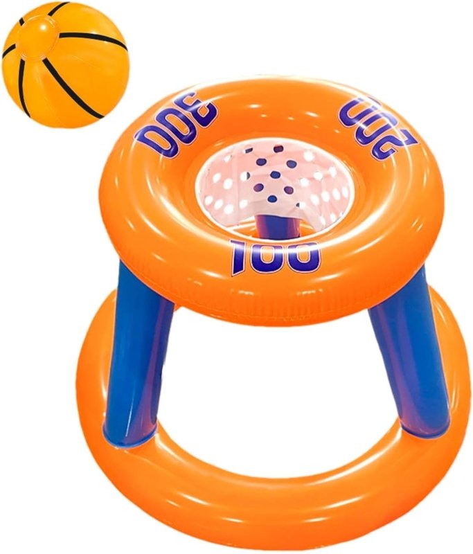 Juego Inflable Aro Basquet Pelota Piscina Niños Pool24k - Lhua Store