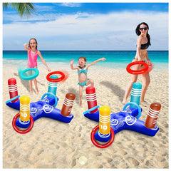 Juego Inflable Lanzamiento Anillos Aros Piscina Pool24k Niños - Lhua Store