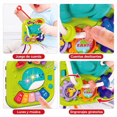 Juguete Cubo Didáctico Musical 7 en 1 Montesori Educativo Bebe - Lhua Store