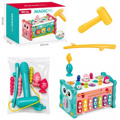 Juguete Didáctico 8 En 1 Montessori Educativo Bebe Niños Azul - Lhua Store