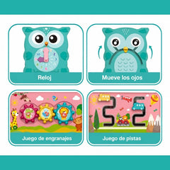 Juguete Didáctico 8 En 1 Montessori Educativo Bebe Niños Azul - Lhua Store