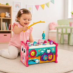 Juguete Didáctico 8 En 1 Montessori Educativo Bebe Niños Rosa - Lhua Store