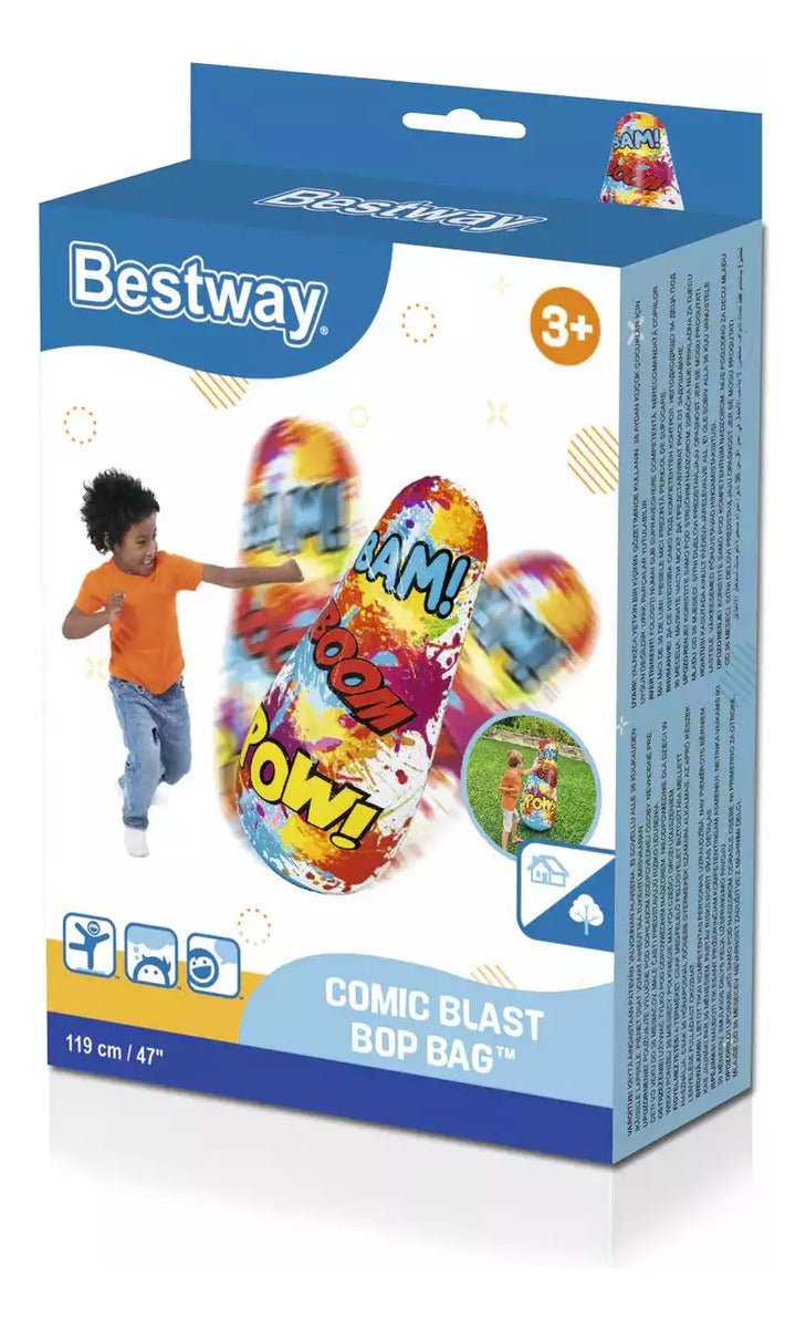 Juguete Inflable Mono Porfiado Comic 119cm Bestway 52630 - Lhua Store