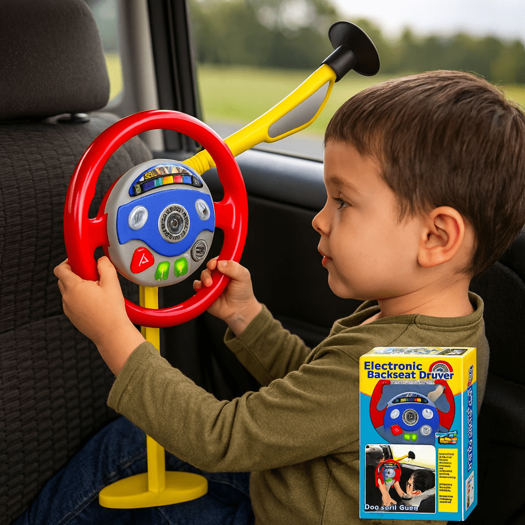 Juguete Manubrio Auto Simulador Luces Y Sonido Volante Musical Niños - Lhua Store