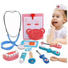 Kit Dentista Juguete Didáctico Médico Madera Juego Niños - Lhua Store