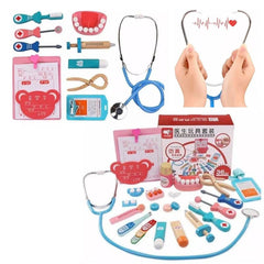 Kit Dentista Juguete Didáctico Médico Madera Juego Niños - Lhua Store