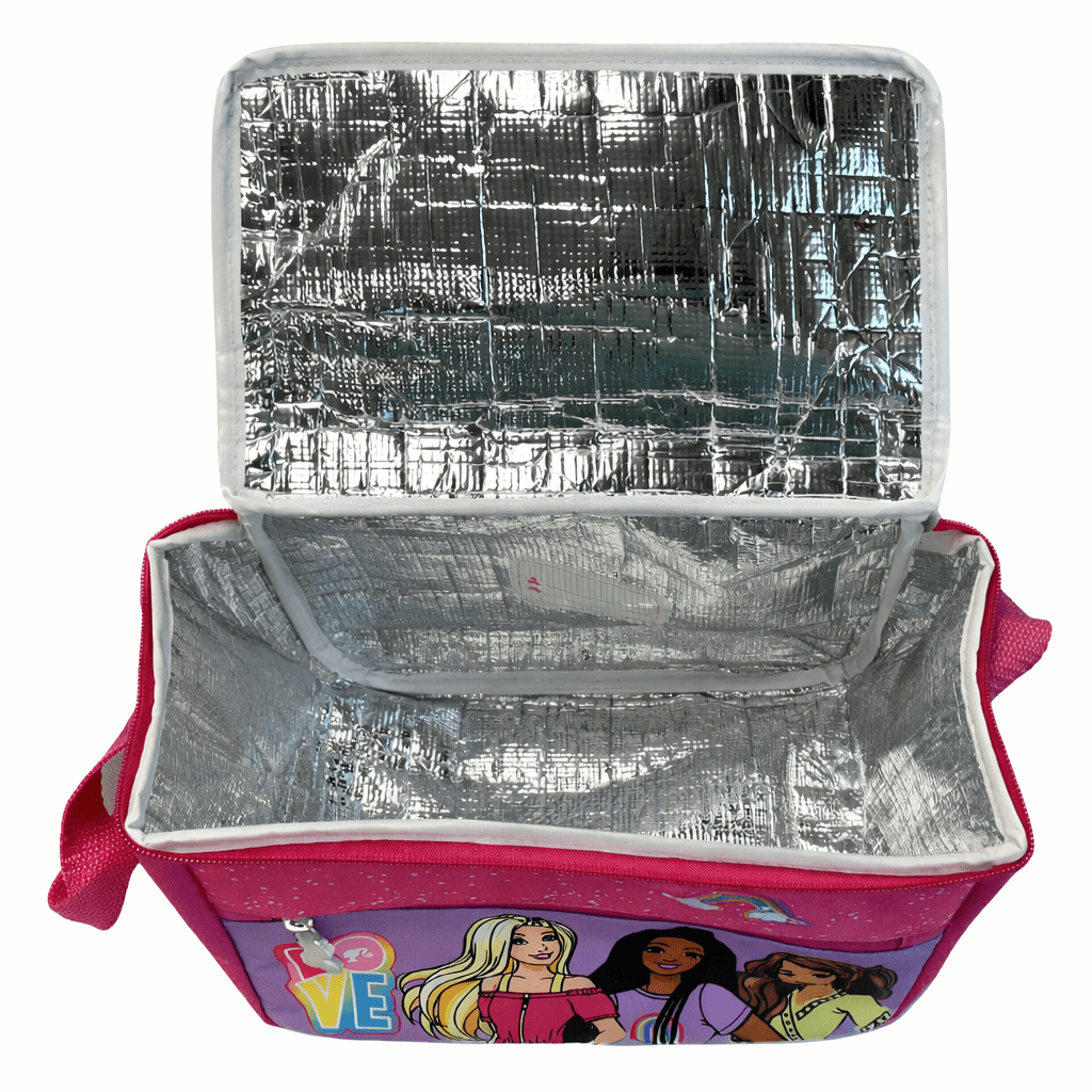 Lonchera Barbie Térmica Rosado Escolar Niña Original - Lhua Store
