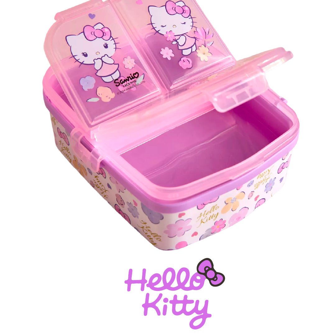 Lonchera Hello Kitty Triple Compartimiento Porta Snack Niñas - Lhua Store